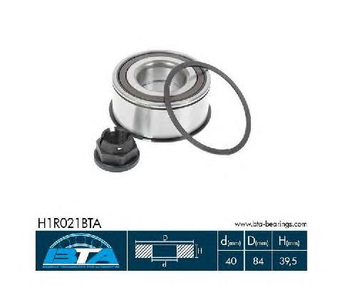 H1R021BTA BTA Подшипник ступицы передней и задней