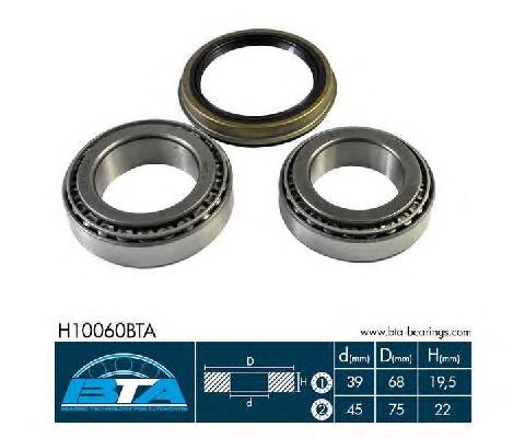 Комплект подшипника ступицы колеса BTA H10060BTA цена, от 23.96 USD