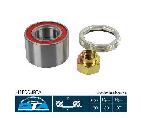 Rolamento de cubo dianteiro H1F004BTA BTA