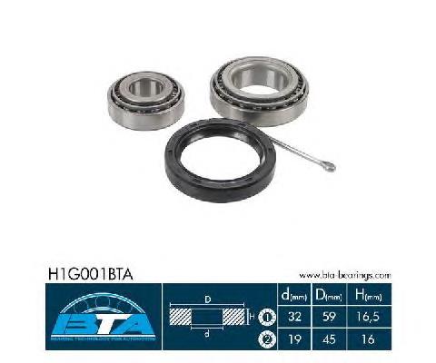 Ступичный подшипник передний BTA H1G001BTA