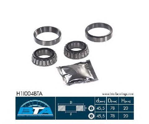 H1I004BTA BTA Подшипник ступицы передней и задней