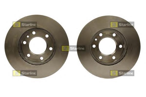 Disco do freio dianteiro Volkswagen Crafter 2F, 2FC, 2FF, 2FG,2FL, 2FM