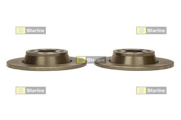 Disco do freio traseiro Skoda SuperB 2 3T4