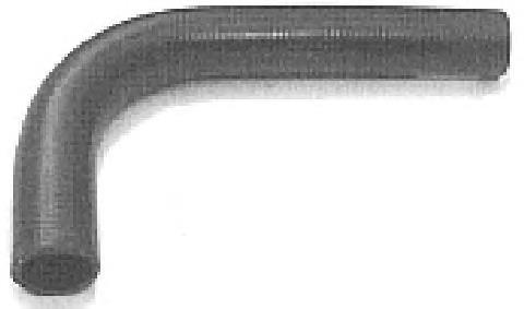 07857 Metalcaucho шланг (патрубок радиатора охлаждения верхний)