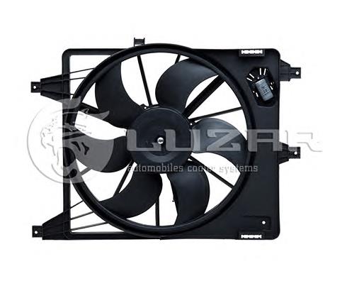 LFc0969 Luzar электровентилятор охлаждения в сборе (мотор+крыльчатка)