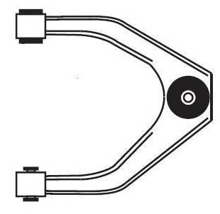 Рычаг передней подвески верхний левый 3449 Frap