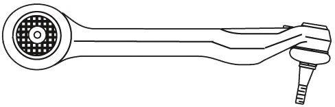 Рычаг передней подвески нижний левый 3074 Frap