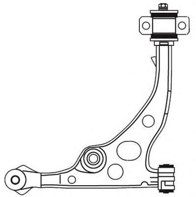 Рычаг передней подвески нижний правый 2687 Frap