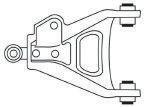 2613 Frap braço oscilante inferior direito de suspensão dianteira