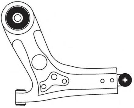 3359 Frap braço oscilante inferior esquerdo de suspensão dianteira