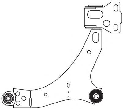 Рычаг передней подвески нижний правый 3769 Frap