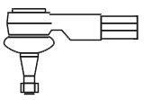 Наконечник поперечной рулевой тяги 3773 Frap