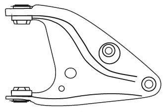 Рычаг передней подвески нижний левый 3710 Frap