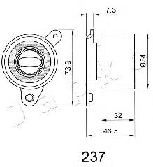 Натяжитель ремня ГРМ DG2554A2RR1HCS12 Koyo