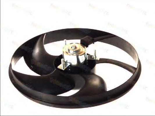 Ventilador elétrico de esfriamento montado (motor + roda de aletas) Peugeot 206 2A/C