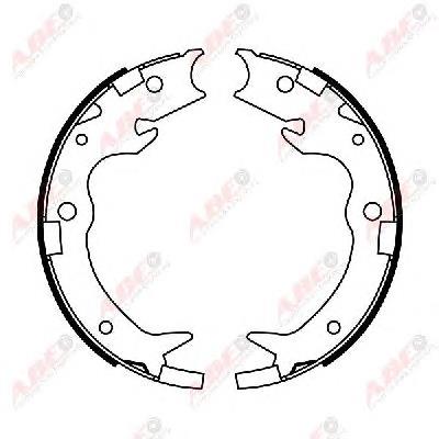 Колодки стояночного тормоза ABE C04019ABE