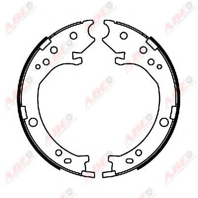 C04020ABE ABE Тормозные колодки ручника