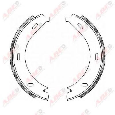 Sapatas do freio de estacionamento Mercedes Vito 1 638