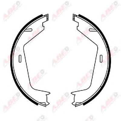 Sapatas do freio de estacionamento Volvo V70 1 LV