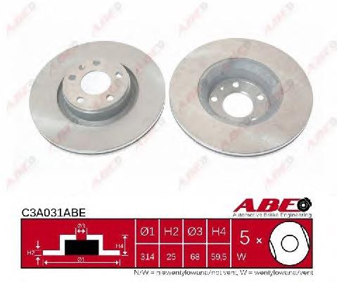 Купить C3A031ABE ABE Ротор тормозной