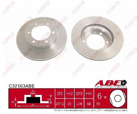Передние тормозные диски C32163ABE ABE