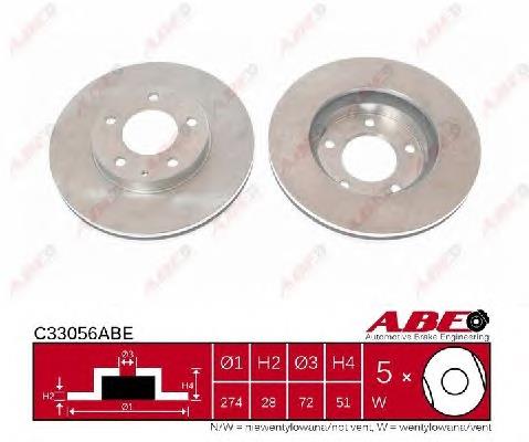 Купить C33056ABE ABE Ротор тормозной