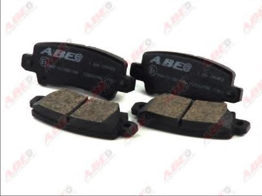 Купить C22028ABE ABE Колодки тормозные задние, дисковые