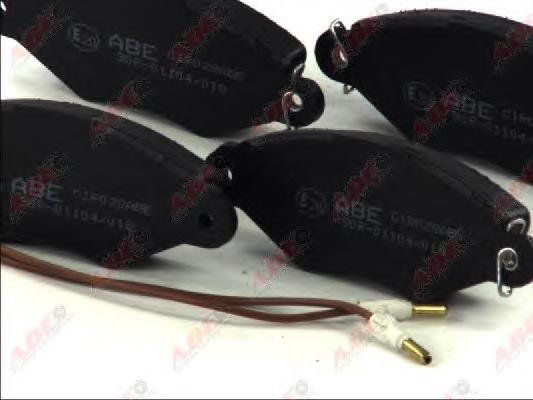 Sapatas do freio dianteiras de disco Renault Kangoo 1 KC0, KC1