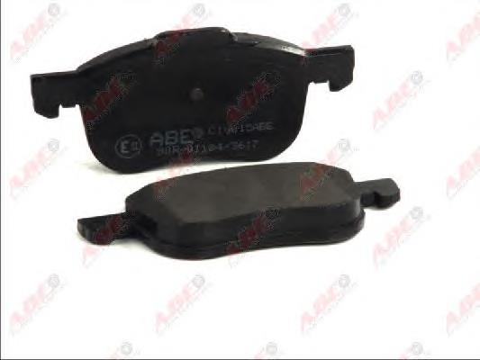 Sapatas do freio dianteiras de disco Volvo S60 1 RS, RH