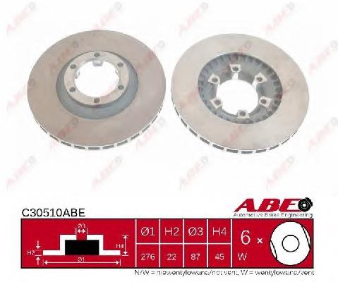 Передние тормозные диски C30510ABE ABE