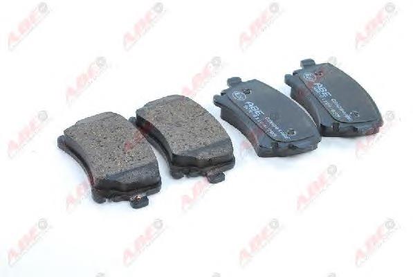 C2A004ABE ABE Колодки тормозные дисковые комплект