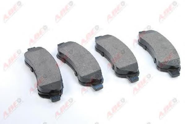 Купить C2F009ABE ABE Колодки тормозные задние, дисковые