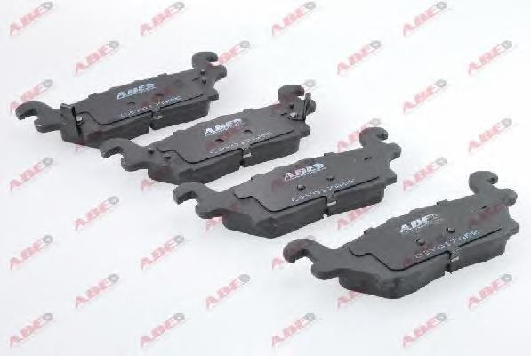 Задние тормозные колодки C2Y017ABE ABE