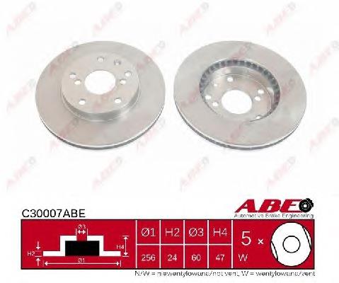 Передние тормозные диски C30007ABE ABE
