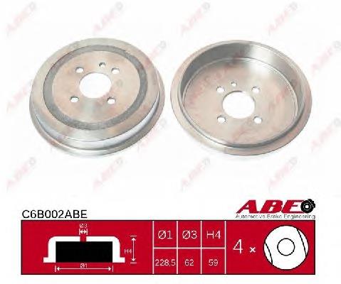 Задний барабан ABE C6B002ABE
