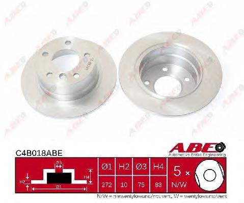 Купить C4B018ABE ABE Диск тормозной задний