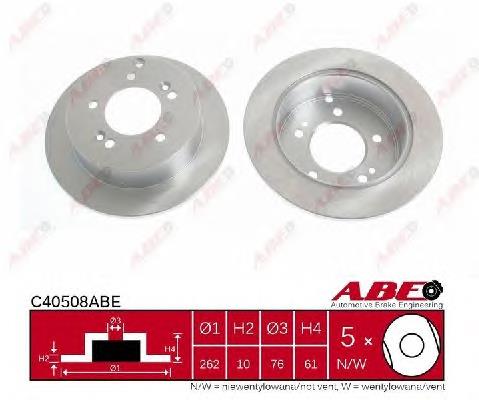 Тормозные диски C40508ABE ABE