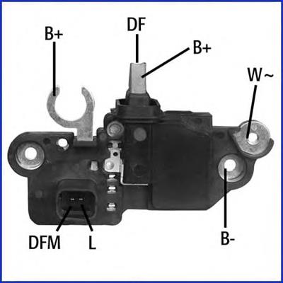 Relê-regulador do gerador (relê de carregamento) F00M145375 Bosch