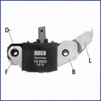 132933 Huco реле-регулятор генератора (реле зарядки)