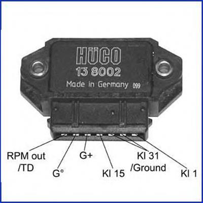 138002 Huco módulo de ignição (comutador)