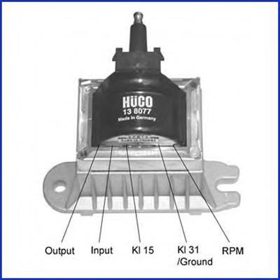 Eixo de diodos do gerador 138077 Huco