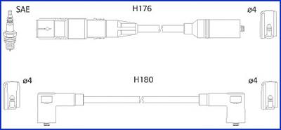 Провода зажигания Huco 134766 цена, от 37.94 USD