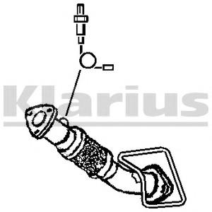 Tubo de admissão dianteiro (calças) do silenciador BM70312 BM Catalysts