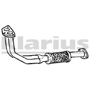 46476149 Fiat/Alfa/Lancia tubo de admissão dianteiro (calças do silenciador)