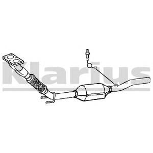 1K0254500NX VAG Глушитель, передняя часть
