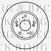 Передние тормозные диски BBD4660 Borg&beck