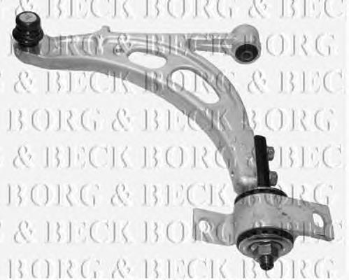 Braço oscilante inferior esquerdo de suspensão dianteira BCA6500 Borg&beck