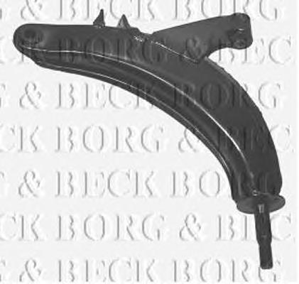 BCA6371 Borg&beck braço oscilante inferior esquerdo de suspensão dianteira