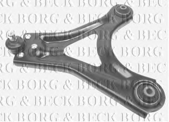 BCA5719 Borg&beck braço oscilante inferior esquerdo de suspensão dianteira