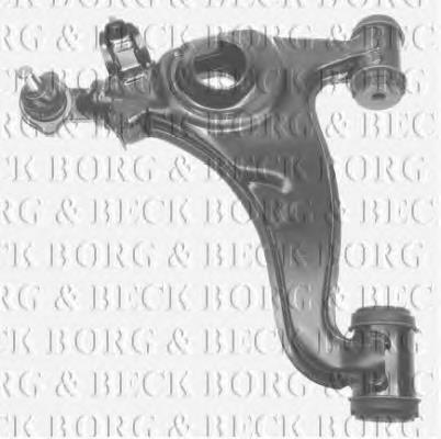 BCA5827 Borg&beck braço oscilante inferior esquerdo de suspensão dianteira